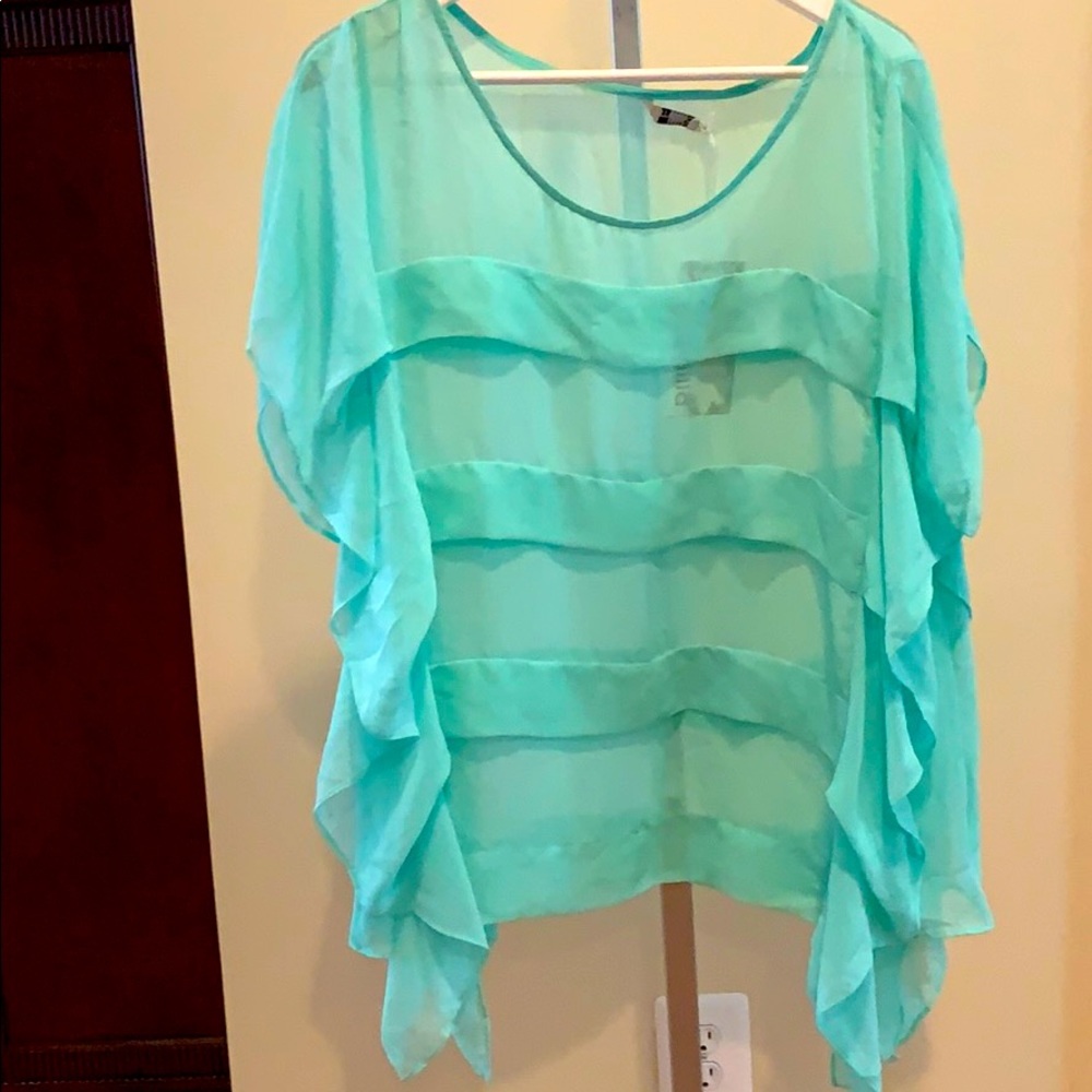 ⭐️ NWT-Millla brand mint flutter top (with tank)